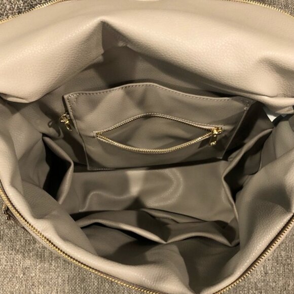 NWOT** Fawn Design The Original Diaper Bag - Gray - Picture 4 of 6